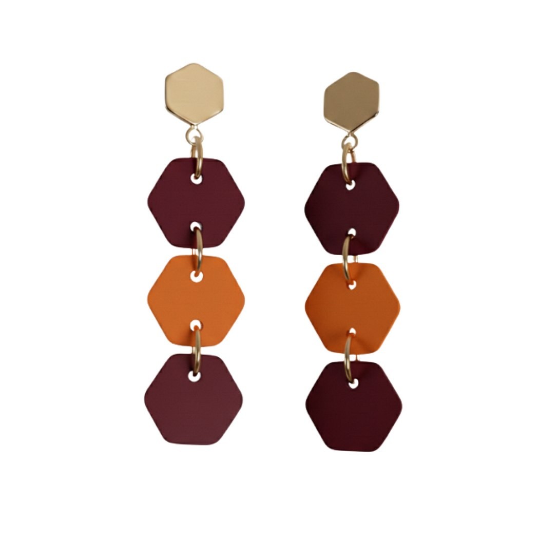 Sweet Tree Coco, handcrafted polymer clay earrings