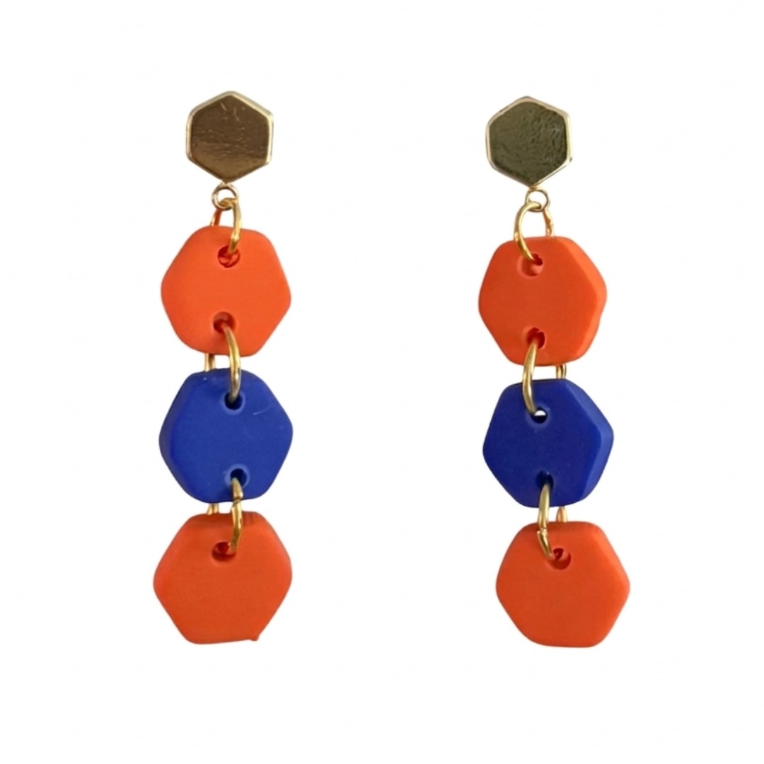 Sweet Tree Coco, handcrafted polymer clay earrings