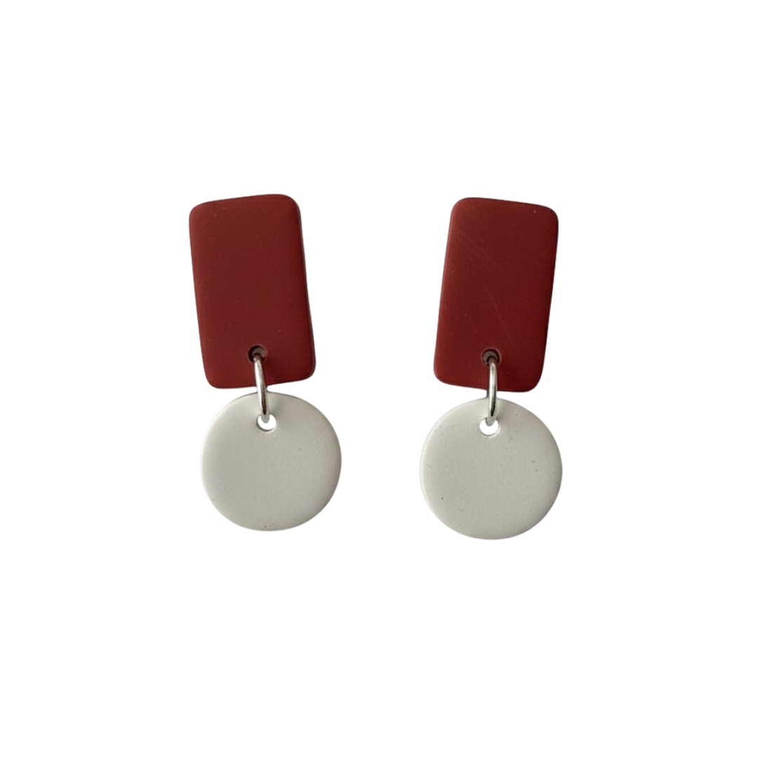 Cardinal Red and White