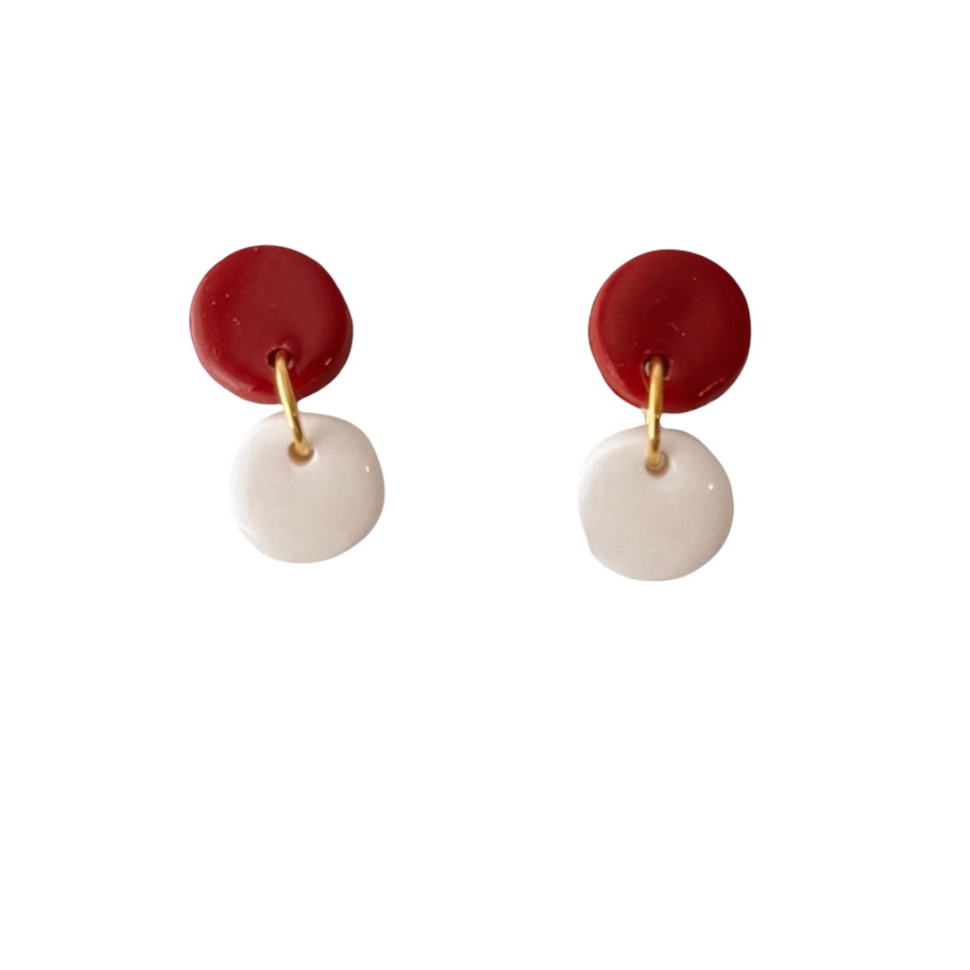 Cardinal Red and White