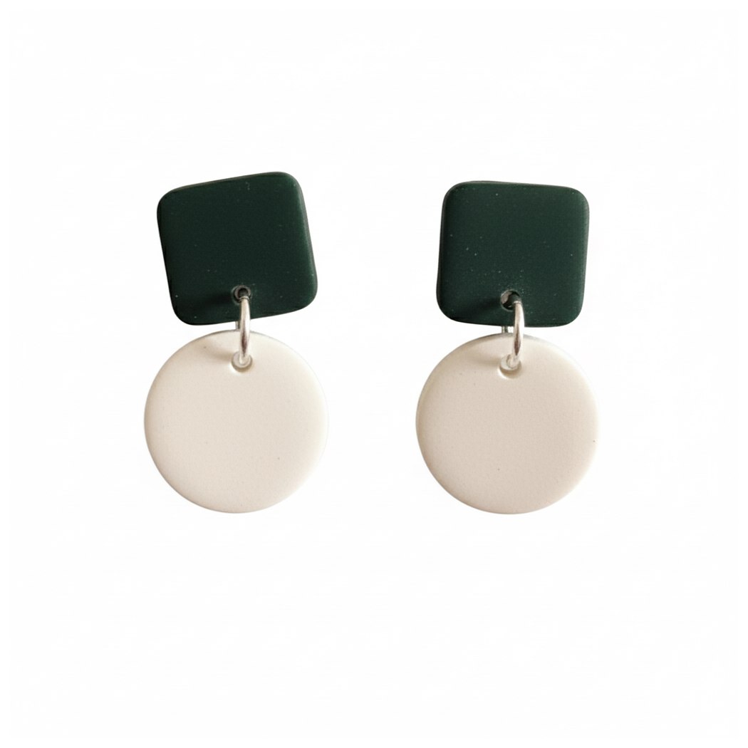 Sweet Tree Emelyn, handcrafted polymer clay earrings