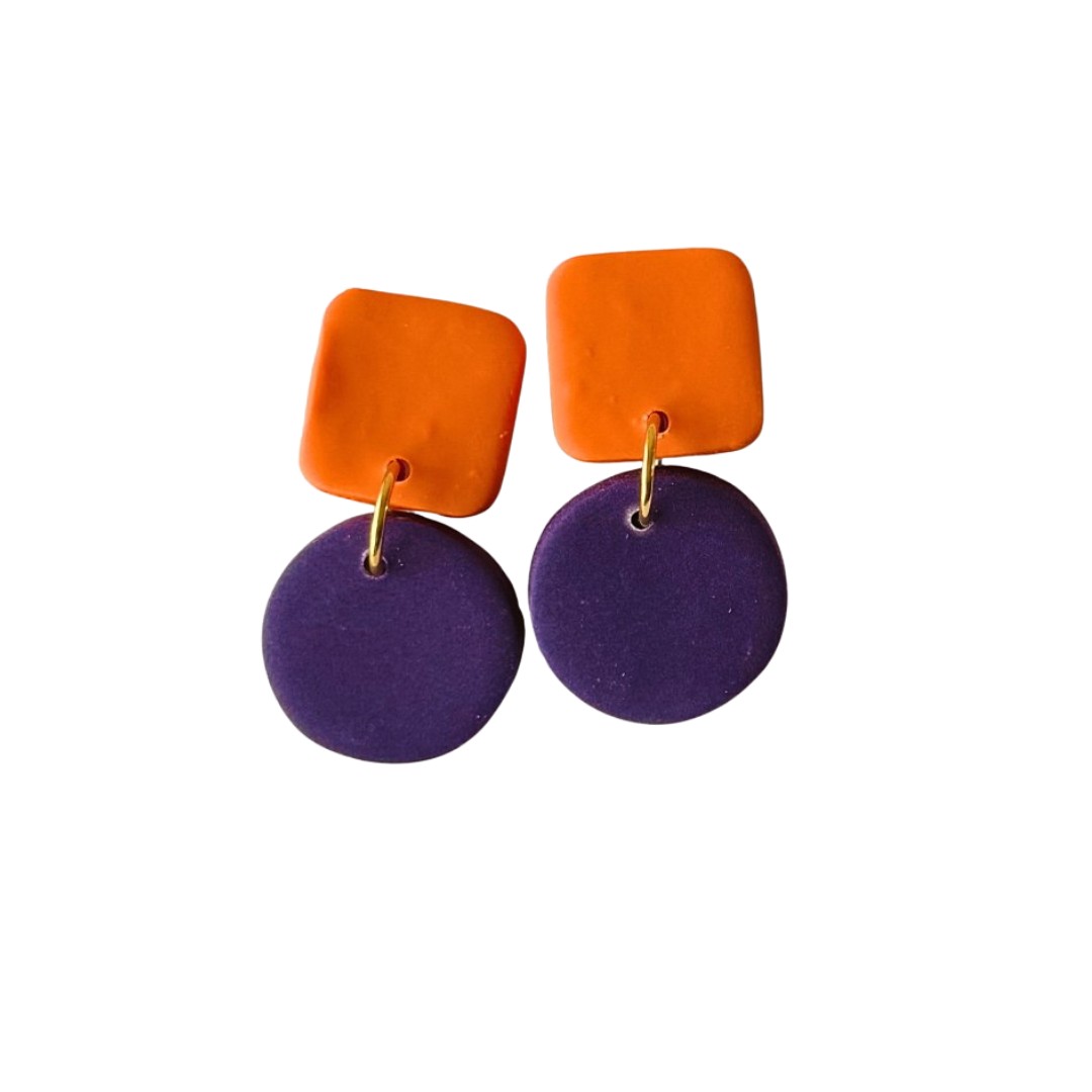 Sweet Tree Emelyn, handcrafted polymer clay earrings
