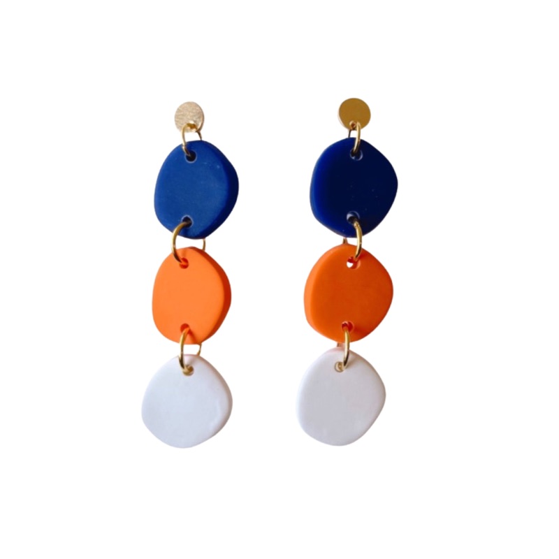 Sweet Tree Emilia, handcrafted polymer clay earrings