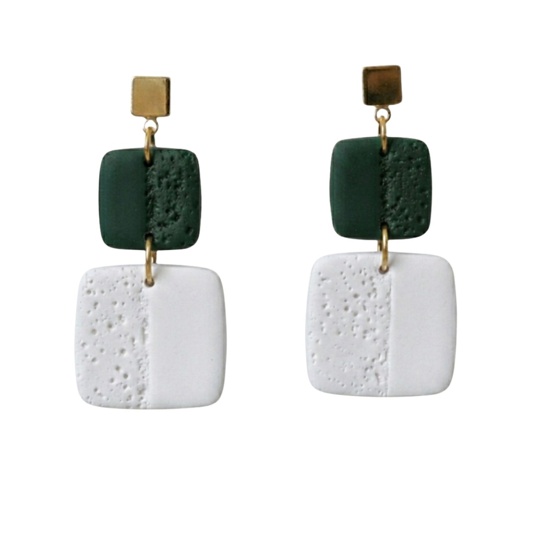Sweet Tree Leah, handcrafted polymer clay earrings