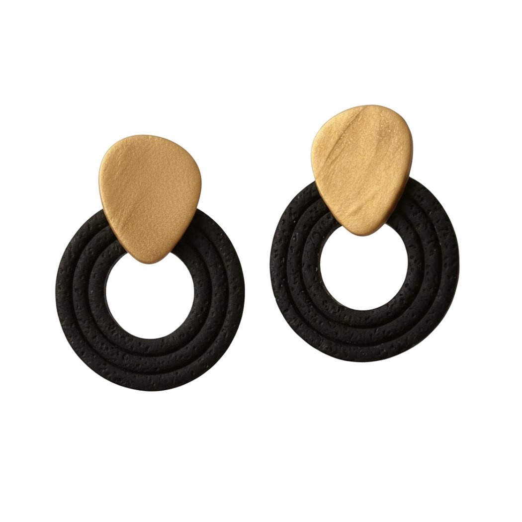 Sweet Tree Presley, handcrafted polymer clay earrings