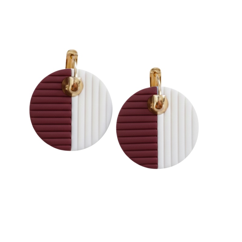 Sweet Tree Odette, handcrafted polymer clay earrings