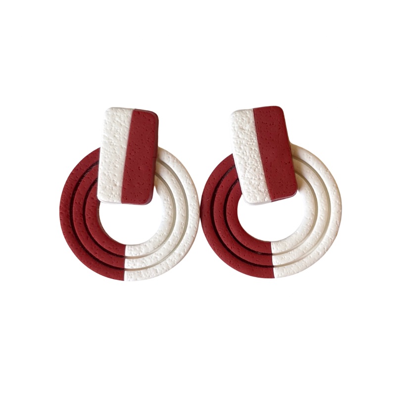 Sweet Tree Nerine, handcrafted polymer clay earrings