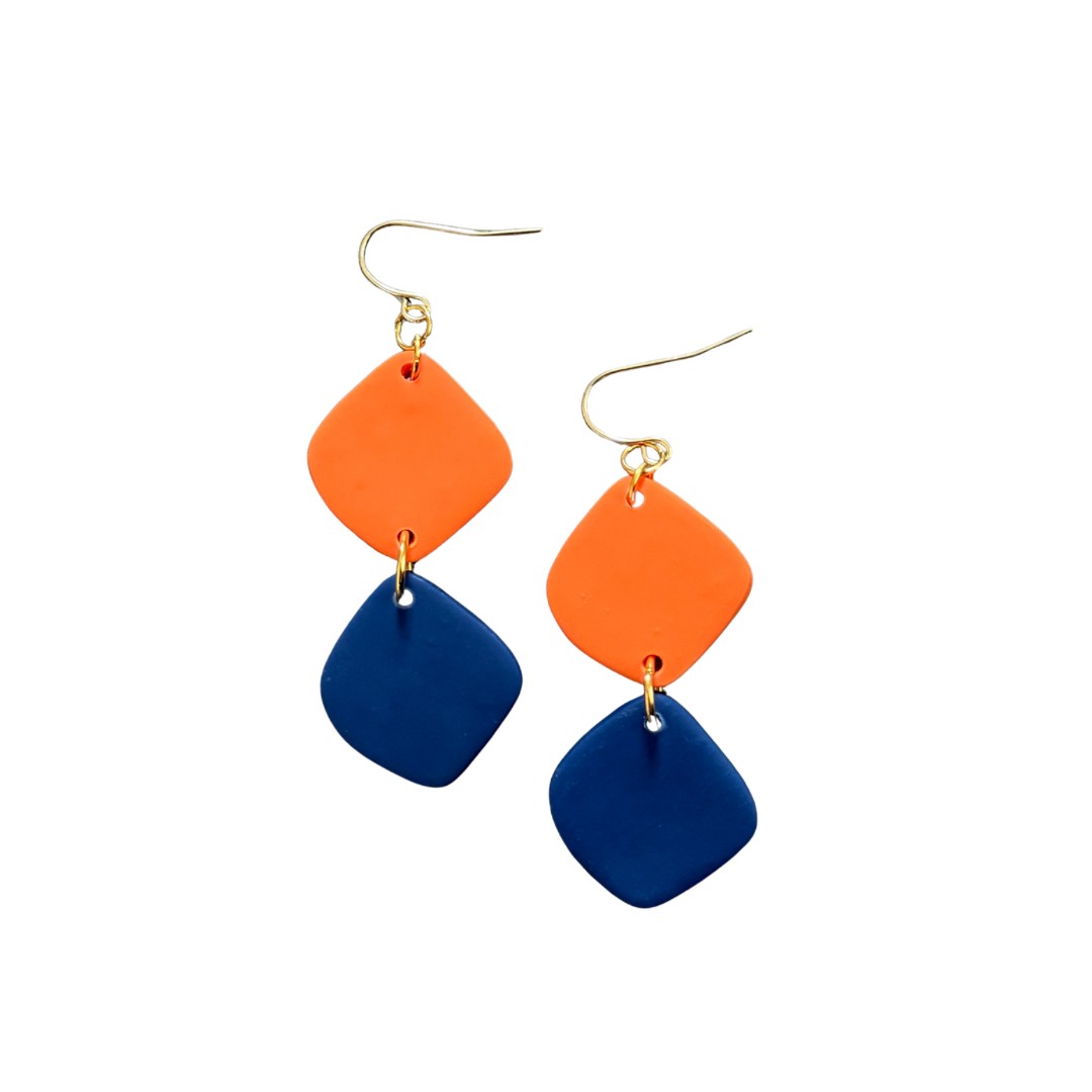 Sweet Tree Ellison, handcrafted polymer clay earrings