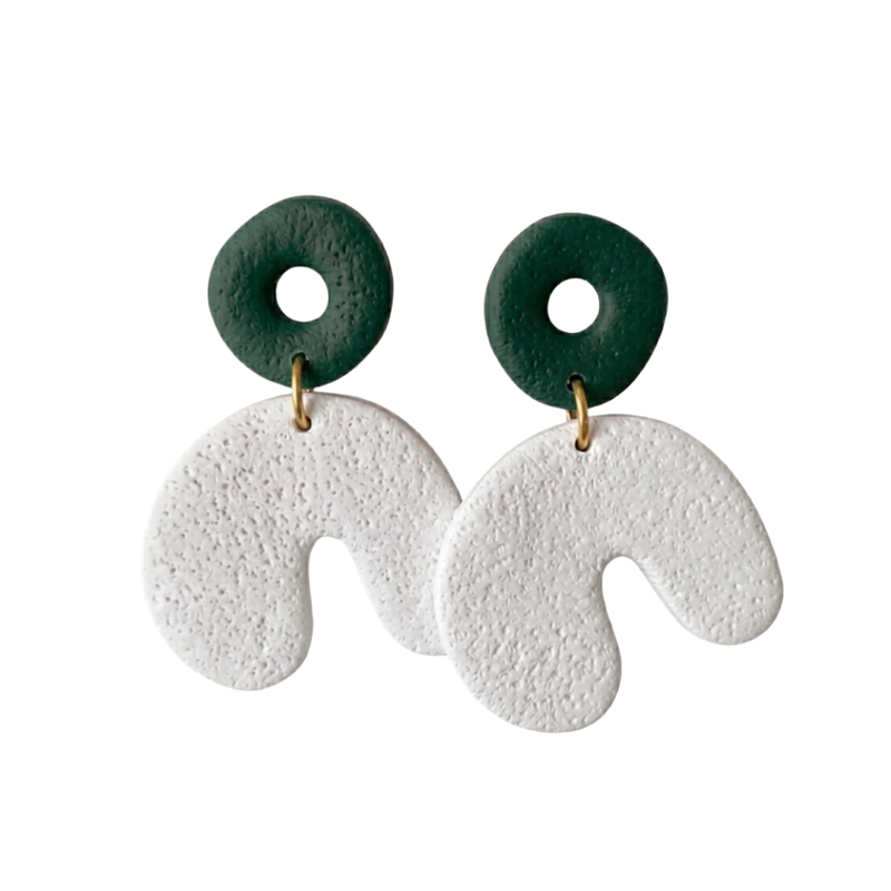 Sweet Tree Cadee, handcrafted polymer clay earrings