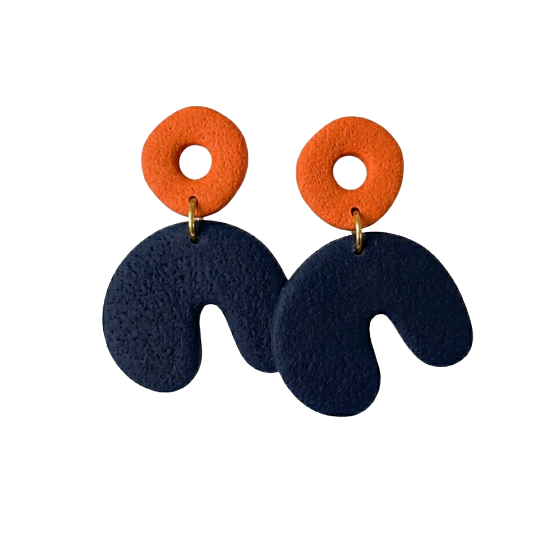 Sweet Tree Cadee, handcrafted polymer clay earrings