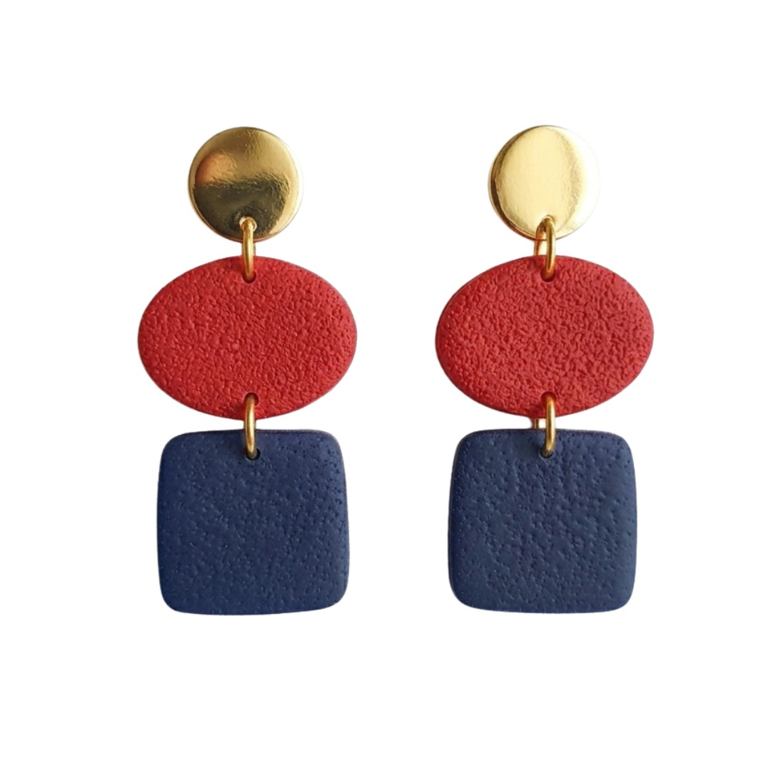 Sweet Tree Ann, handcrafted polymer clay earrings