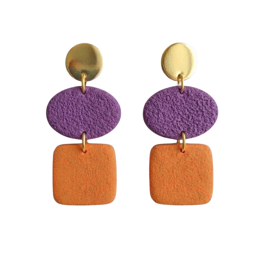 Sweet Tree Ann, handcrafted polymer clay earrings
