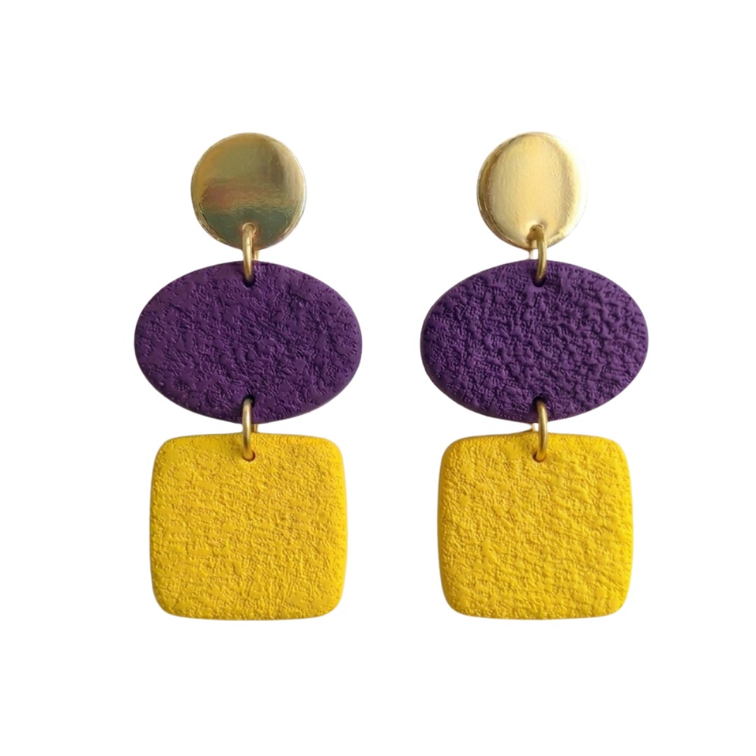 Sweet Tree Ann, handcrafted polymer clay earrings
