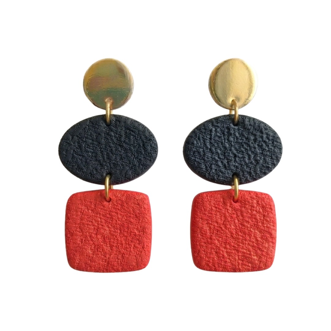 Sweet Tree Ann, handcrafted polymer clay earrings
