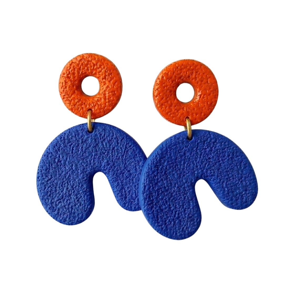Sweet Tree Cadee, handcrafted polymer clay earrings