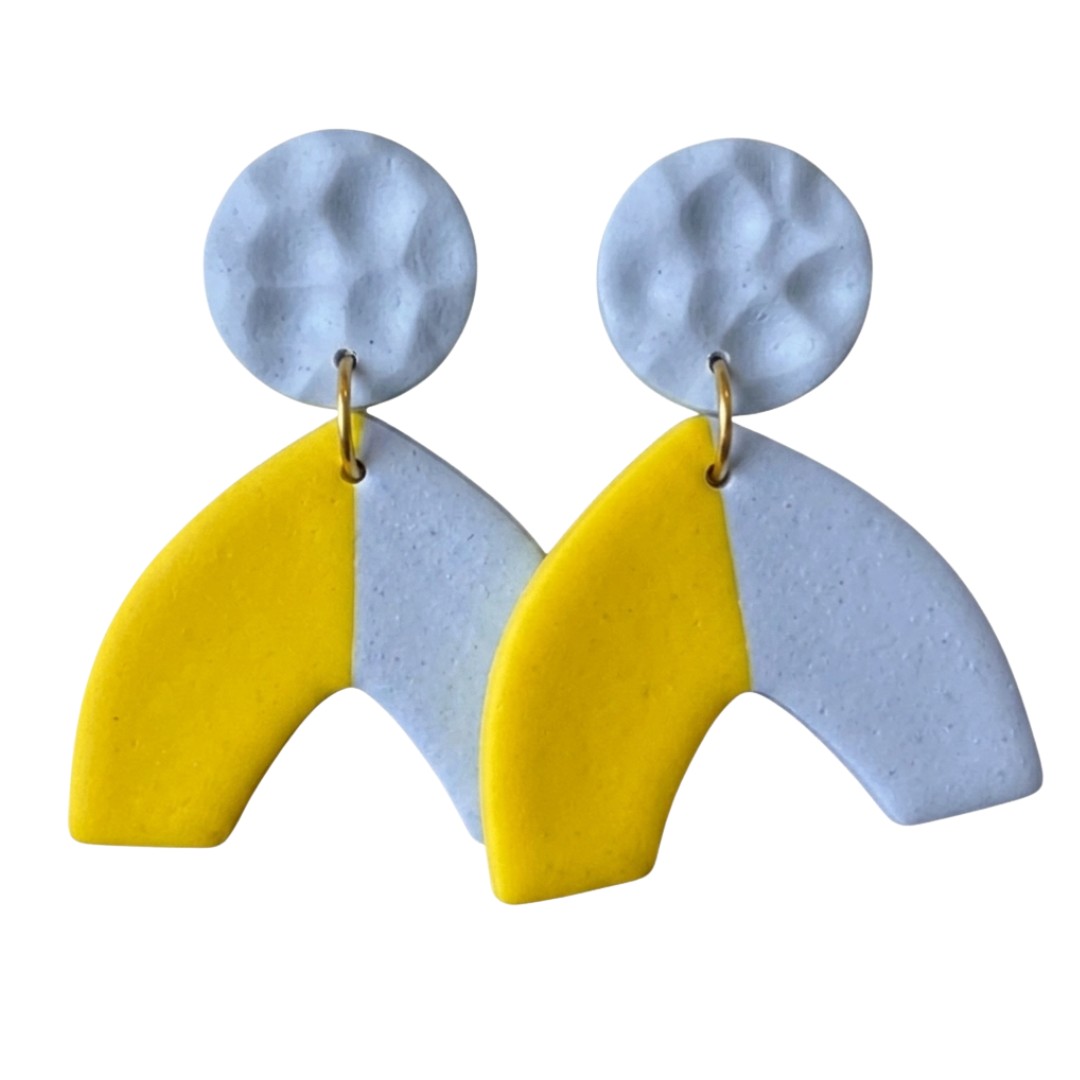Pale Blue and Yellow