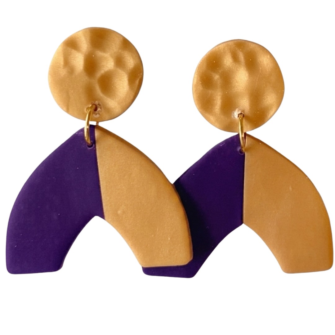 Sweet Tree Addyson, handcrafted polymer clay earrings