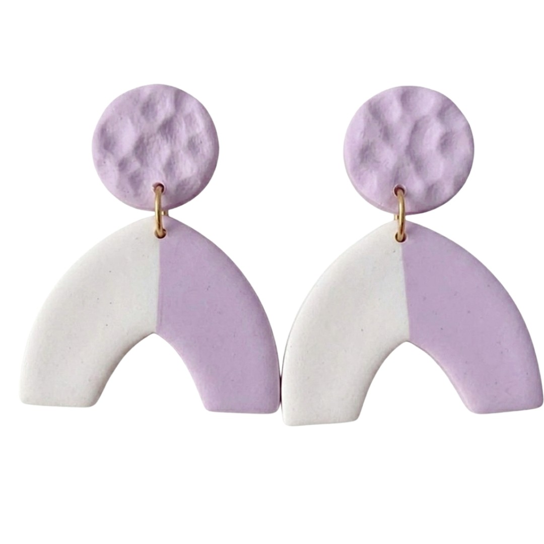 Sweet Tree Addyson, handcrafted polymer clay earrings