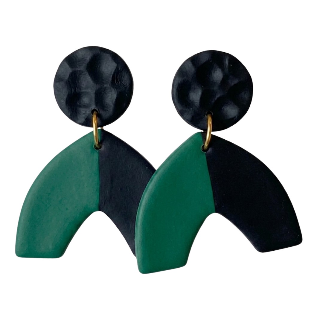Sweet Tree Addyson, handcrafted polymer clay earrings