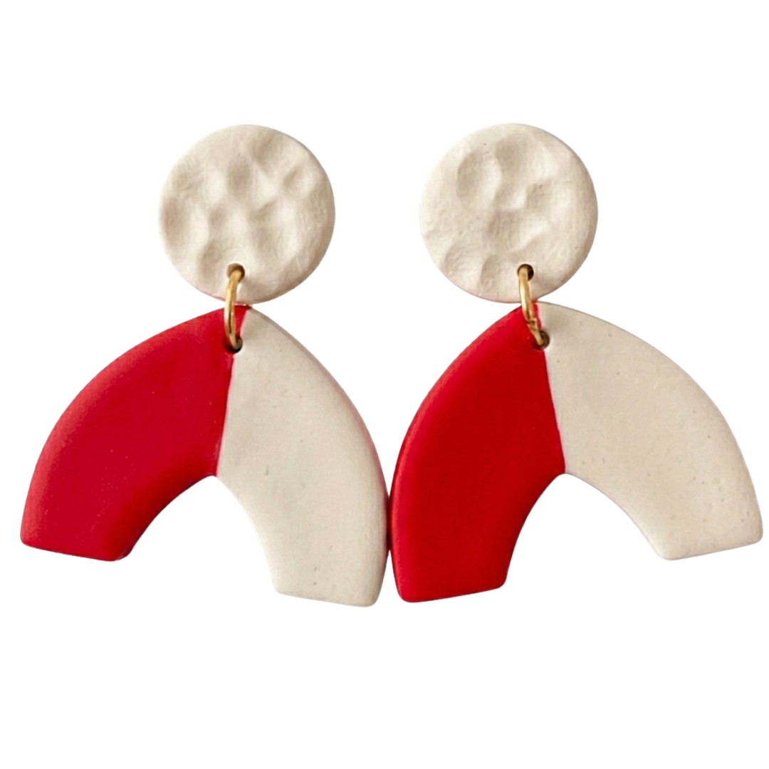 Sweet Tree Addyson, handcrafted polymer clay earrings