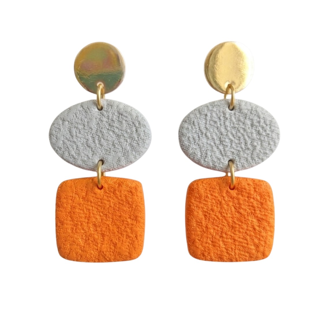 Sweet Tree Ann, handcrafted polymer clay earrings