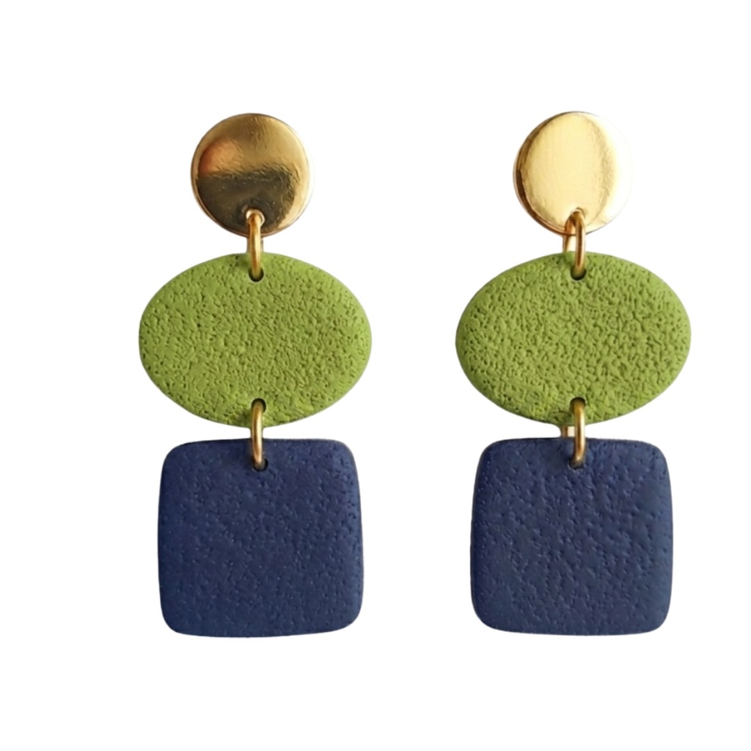 Sweet Tree Ann, handcrafted polymer clay earrings