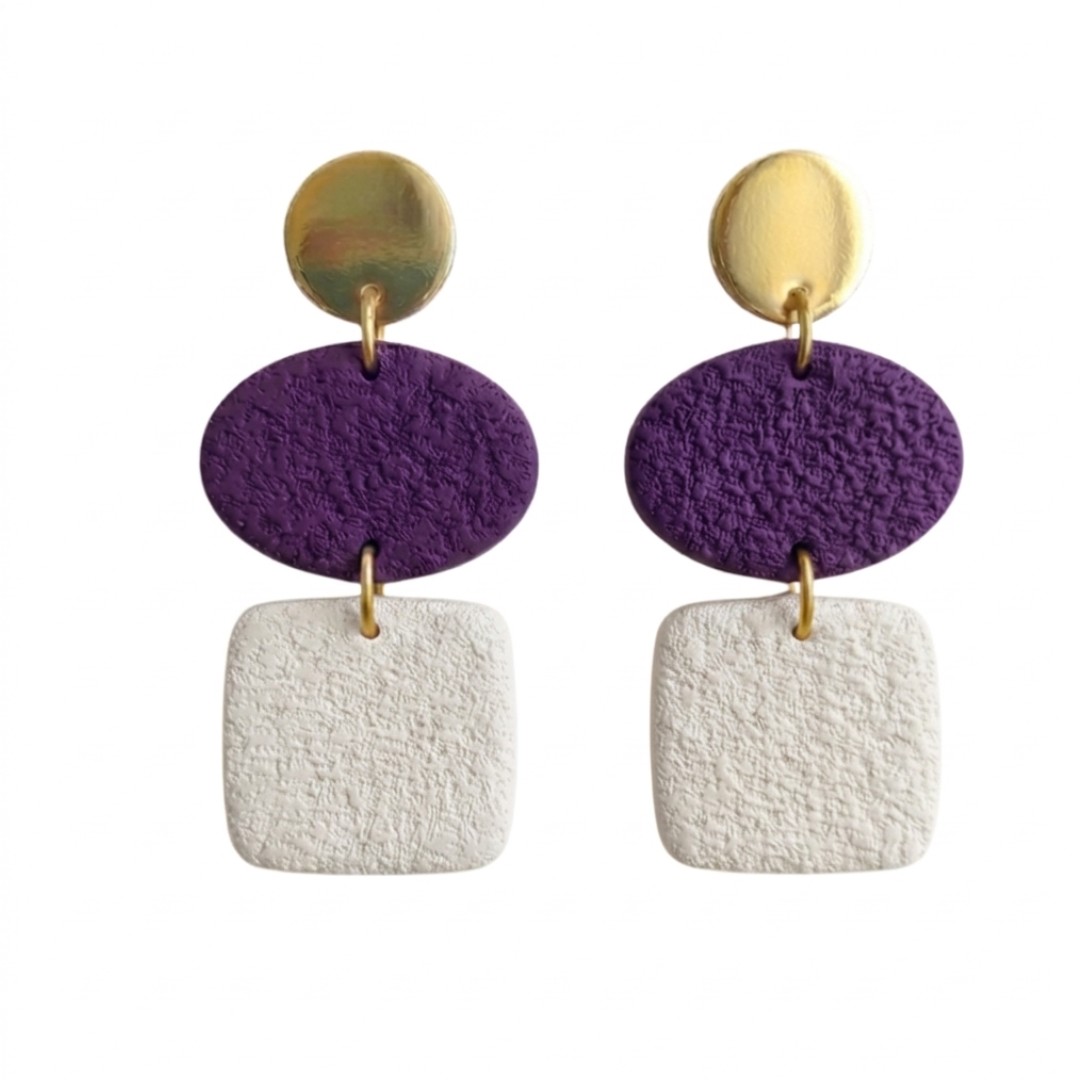 Sweet Tree Ann, handcrafted polymer clay earrings