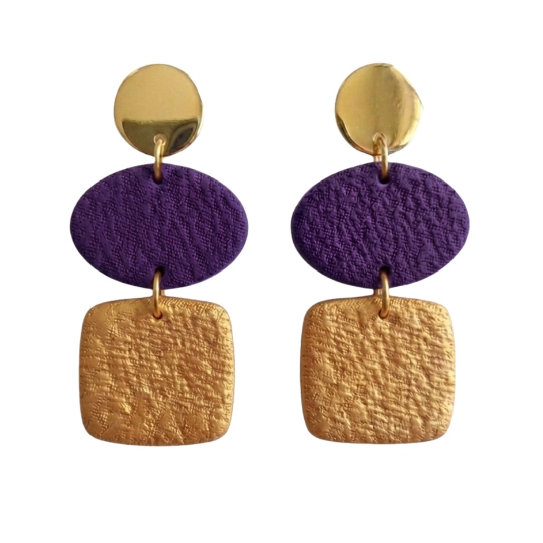 Sweet Tree Ann, handcrafted polymer clay earrings