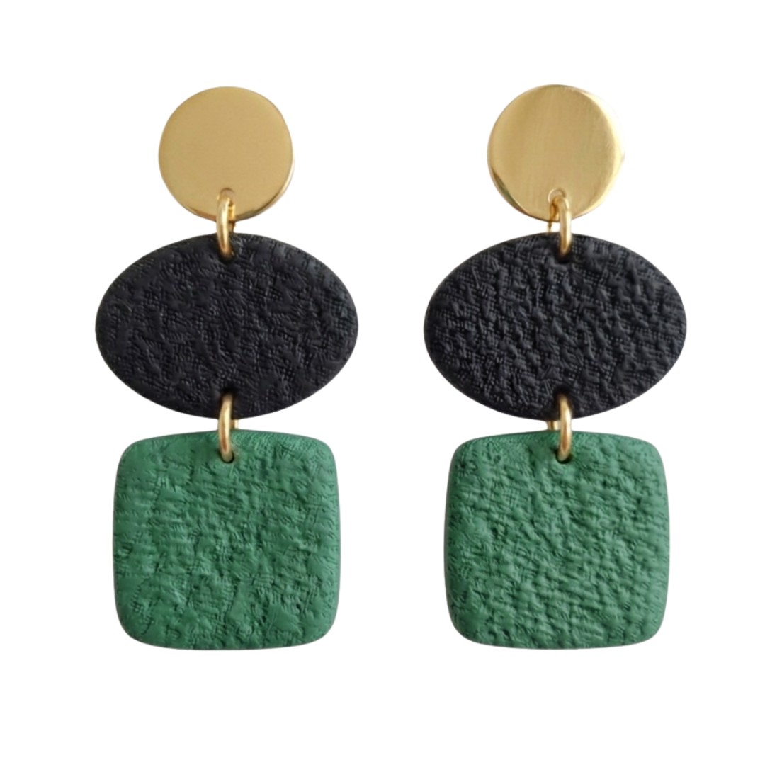 Sweet Tree Ann, handcrafted polymer clay earrings