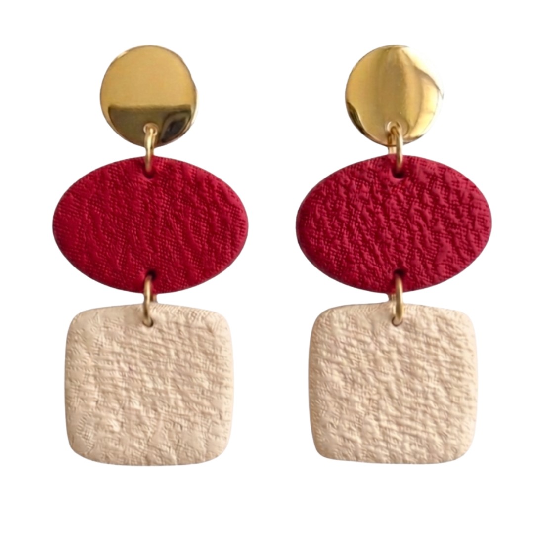 Sweet Tree Ann, handcrafted polymer clay earrings