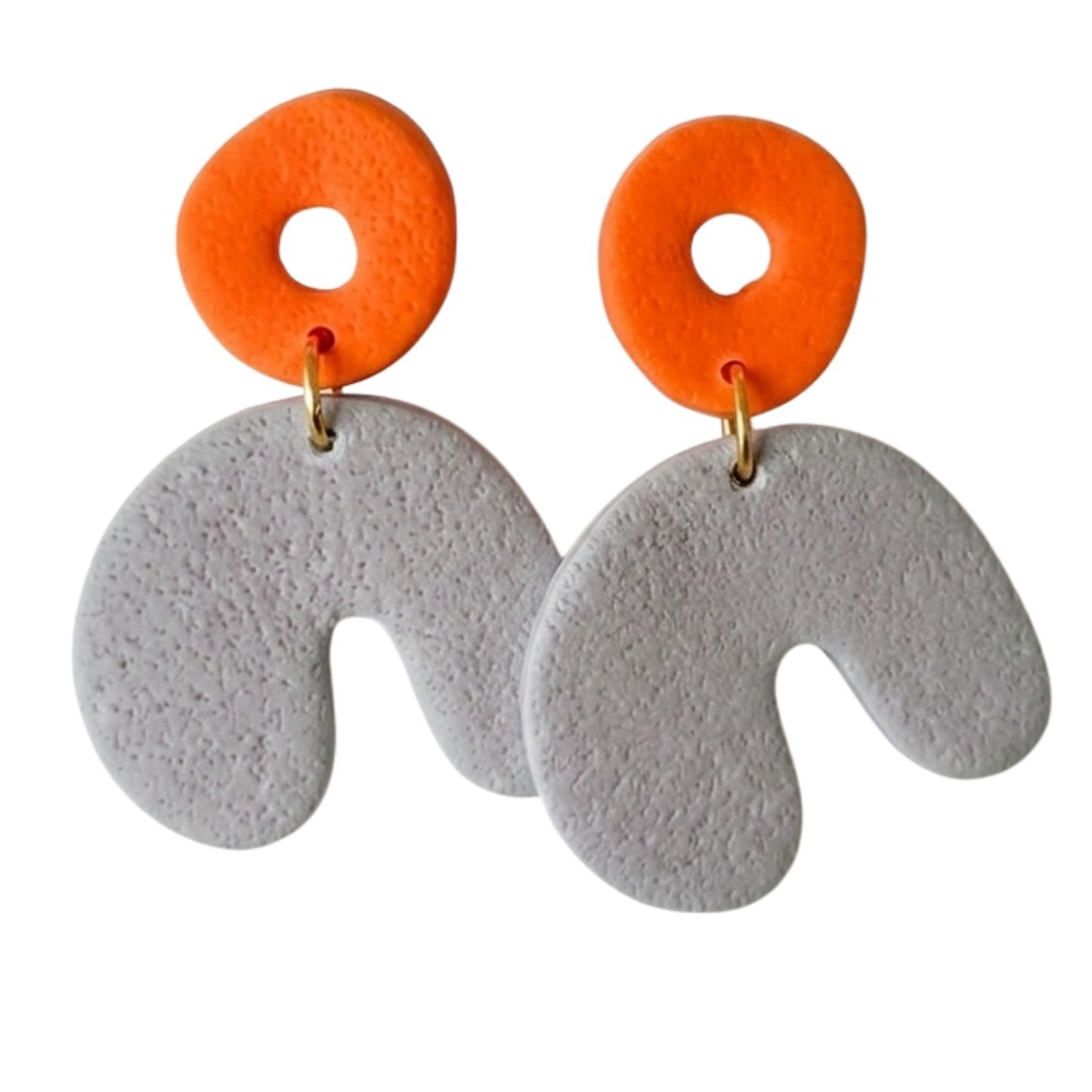 Sweet Tree Cadee, handcrafted polymer clay earrings
