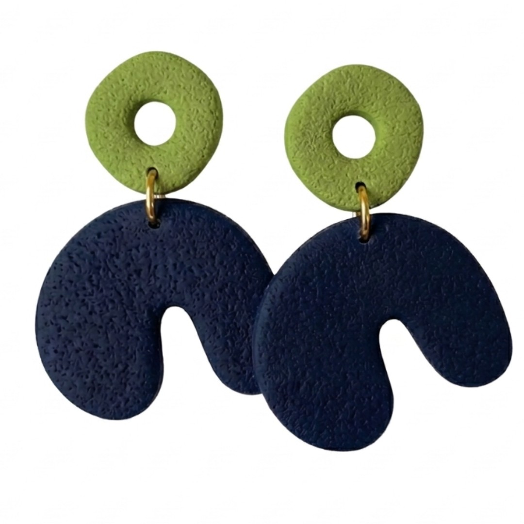 Sweet Tree Cadee, handcrafted polymer clay earrings