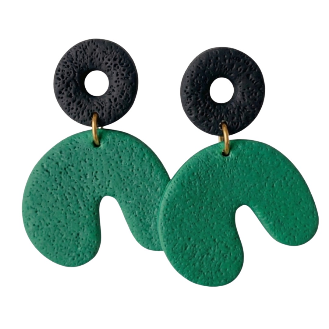 Sweet Tree Cadee, handcrafted polymer clay earrings