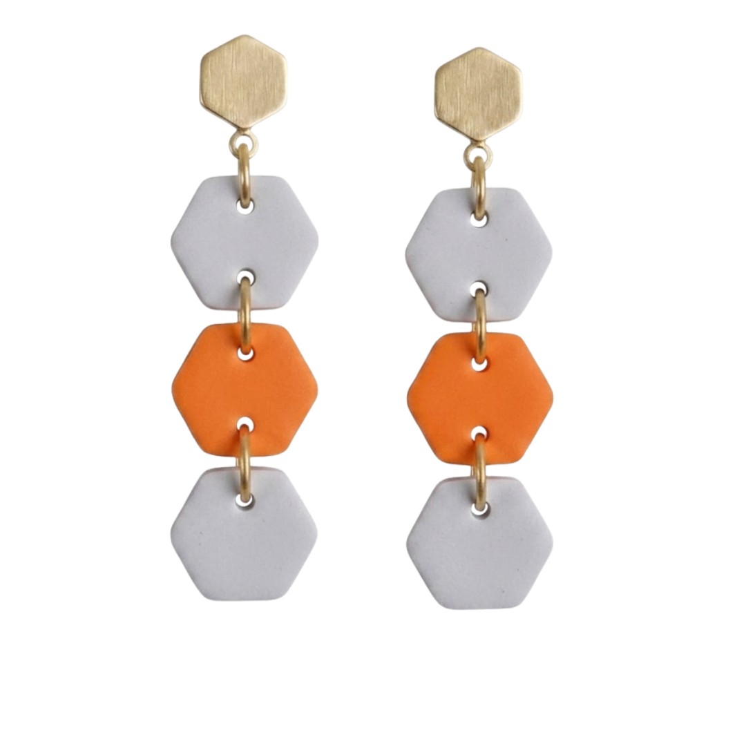 Sweet Tree Coco, handcrafted polymer clay earrings