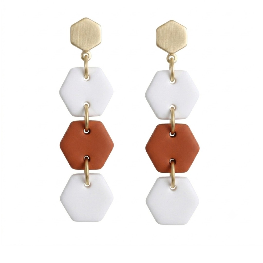 Sweet Tree Coco, handcrafted polymer clay earrings