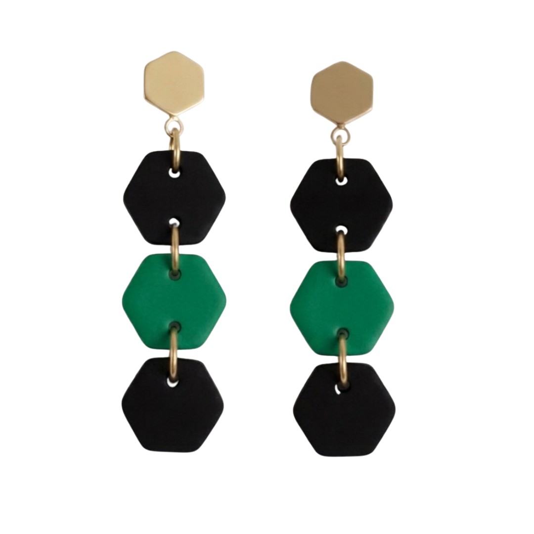 Sweet Tree Coco, handcrafted polymer clay earrings