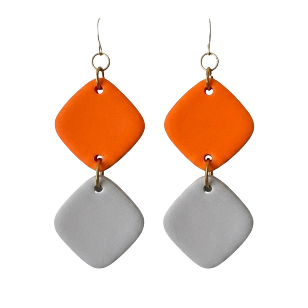 Sweet Tree Ellison, handcrafted polymer clay earrings