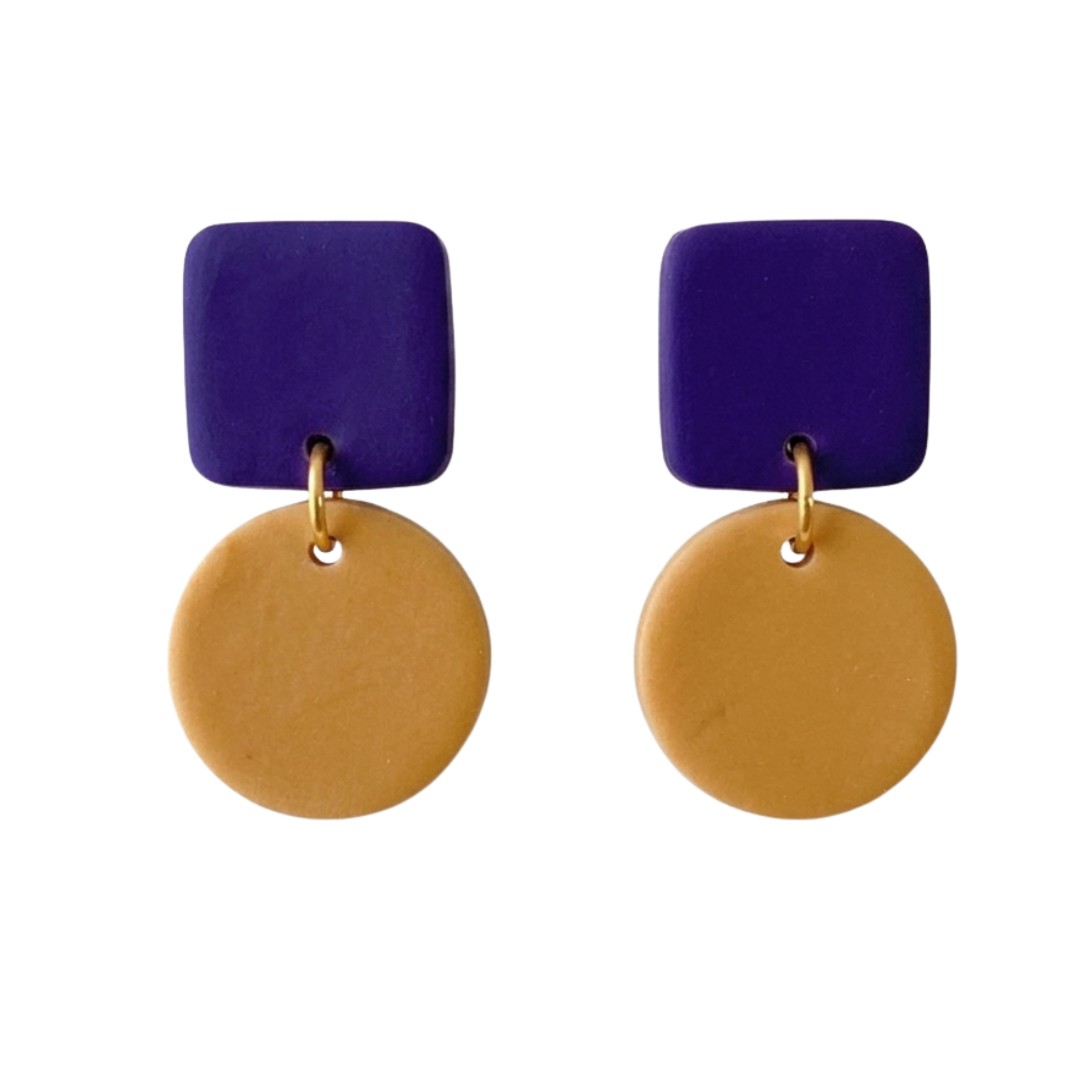 Sweet Tree Emelyn, handcrafted polymer clay earrings