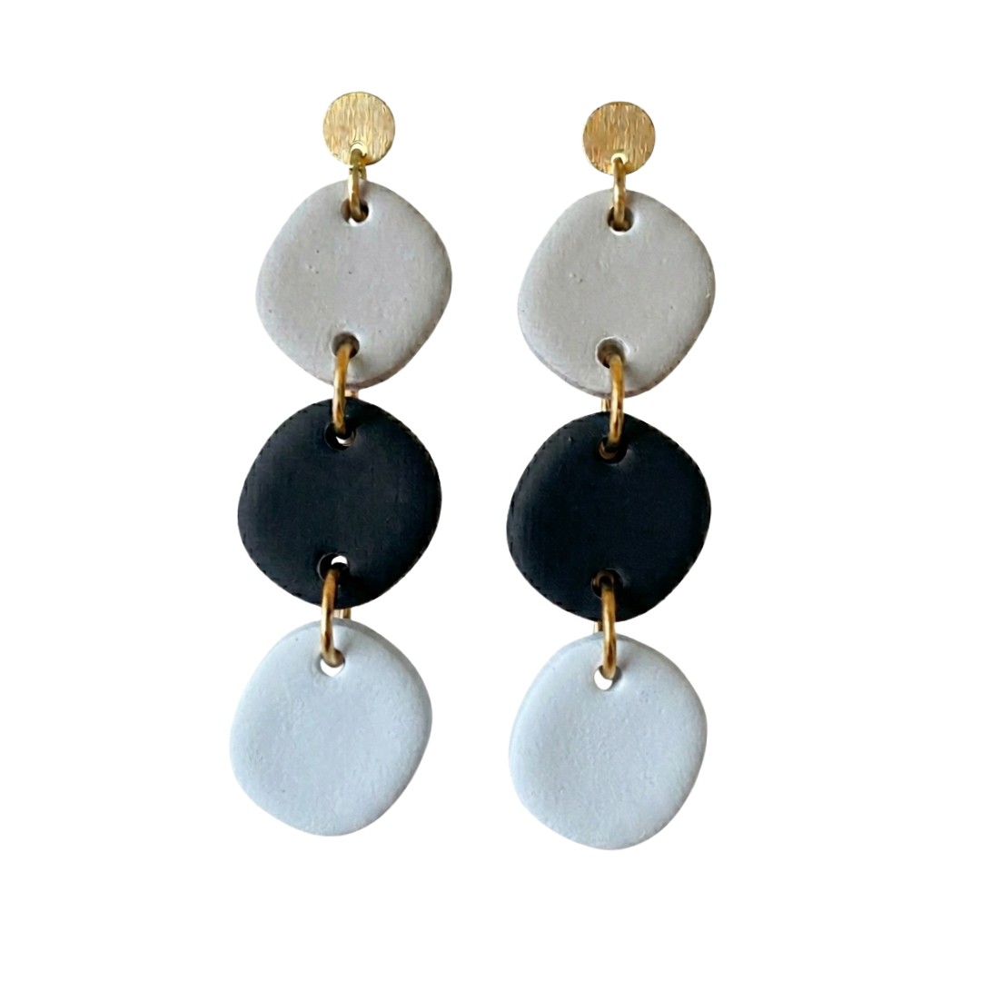 Sweet Tree Emilia, handcrafted polymer clay earrings