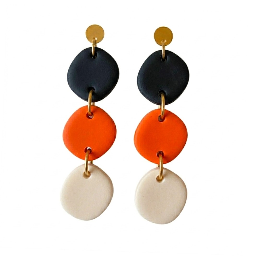 Sweet Tree Emilia, handcrafted polymer clay earrings
