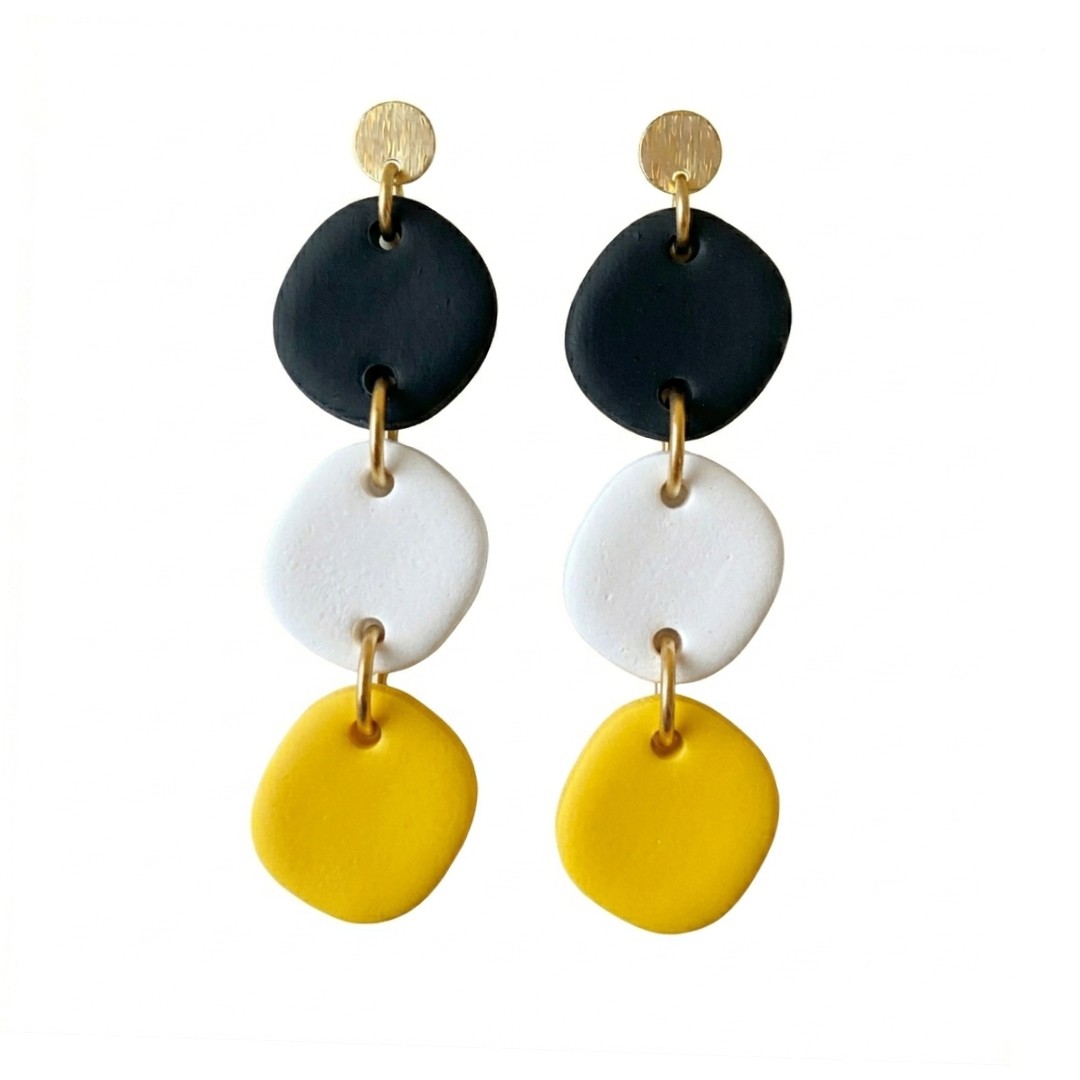 Sweet Tree Emilia, handcrafted polymer clay earrings