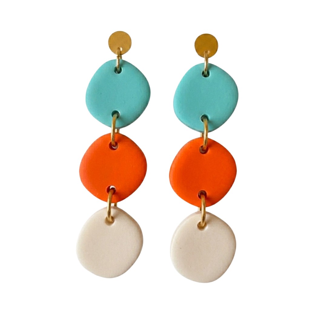 Sweet Tree Emilia, handcrafted polymer clay earrings