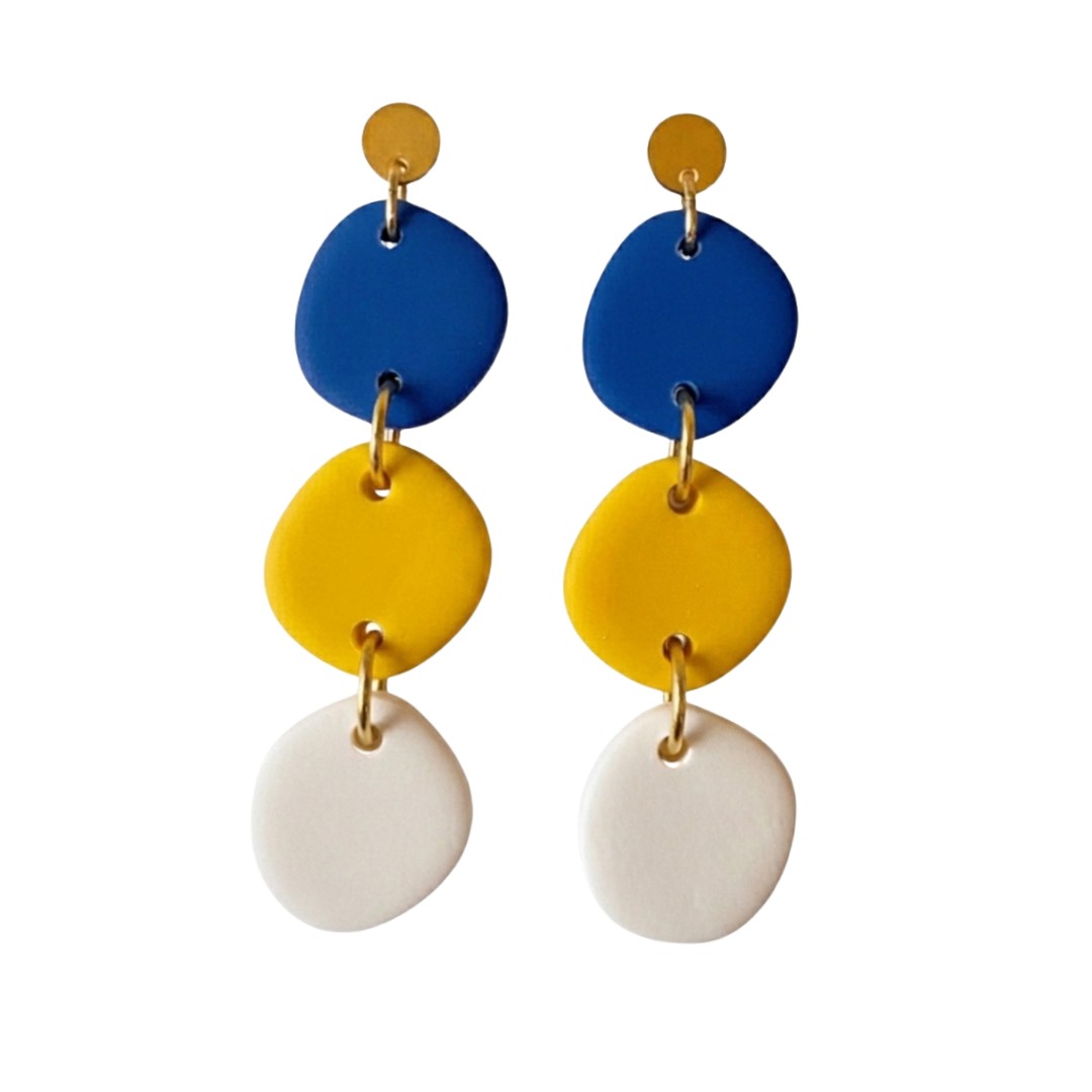 Sweet Tree Emilia, handcrafted polymer clay earrings