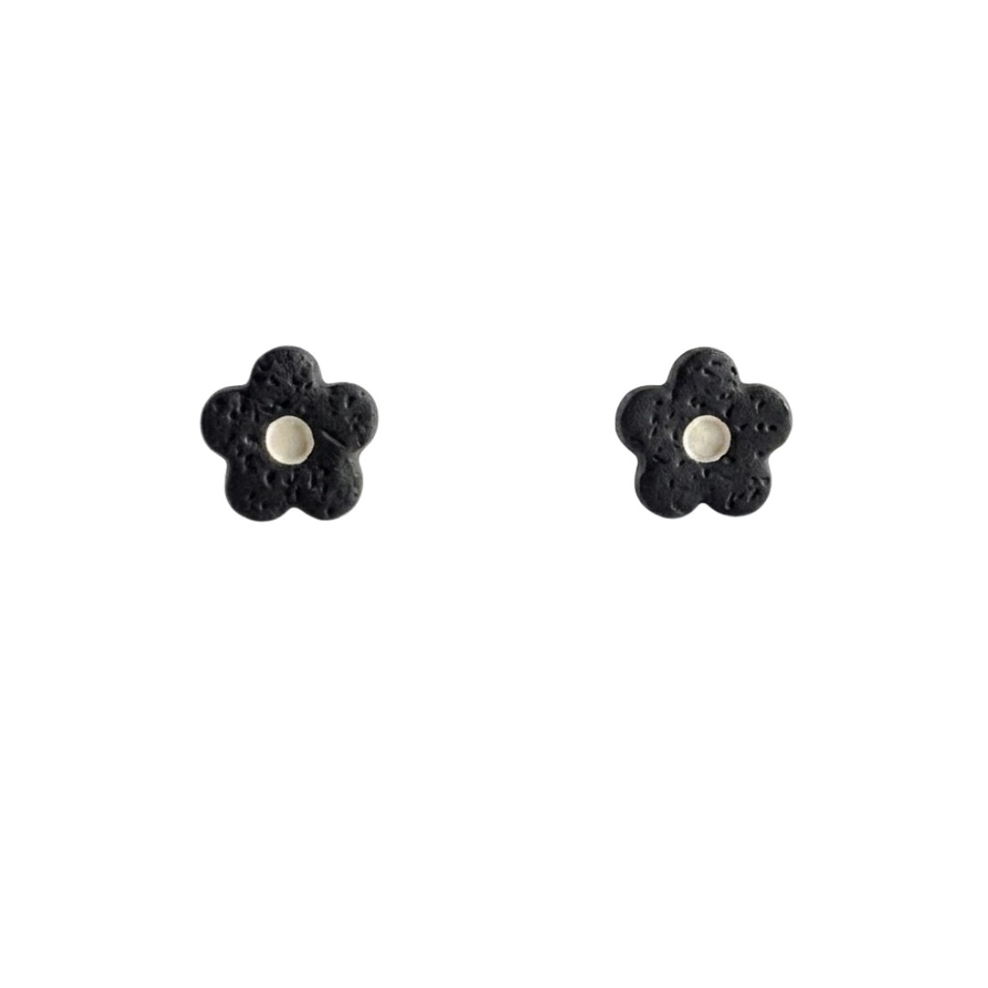 Sweet Tree Flower Stud, handcrafted polymer clay earrings