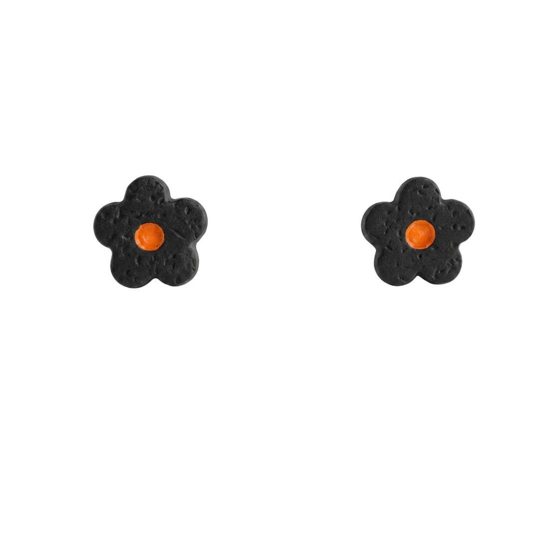 Sweet Tree Flower Stud, handcrafted polymer clay earrings