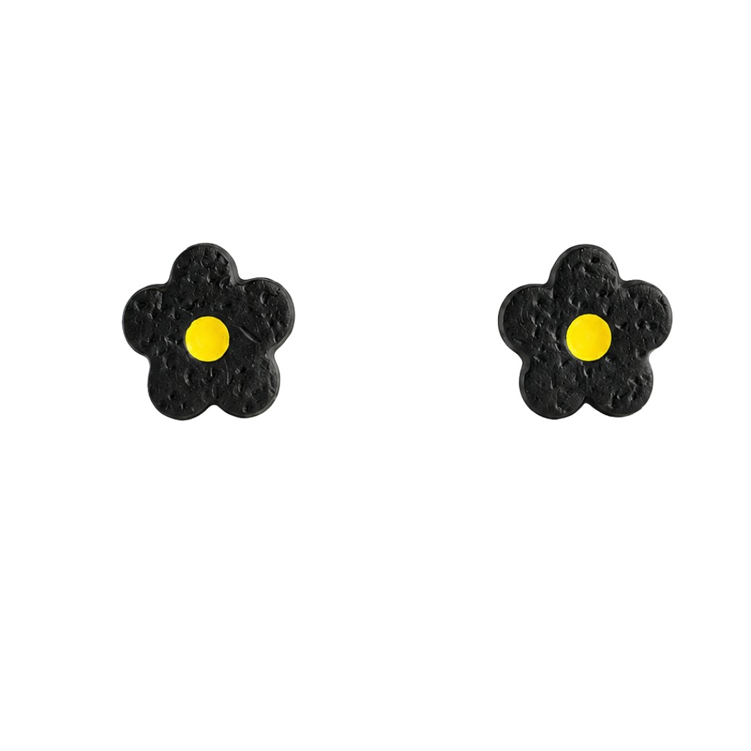 Sweet Tree Flower Stud, handcrafted polymer clay earrings