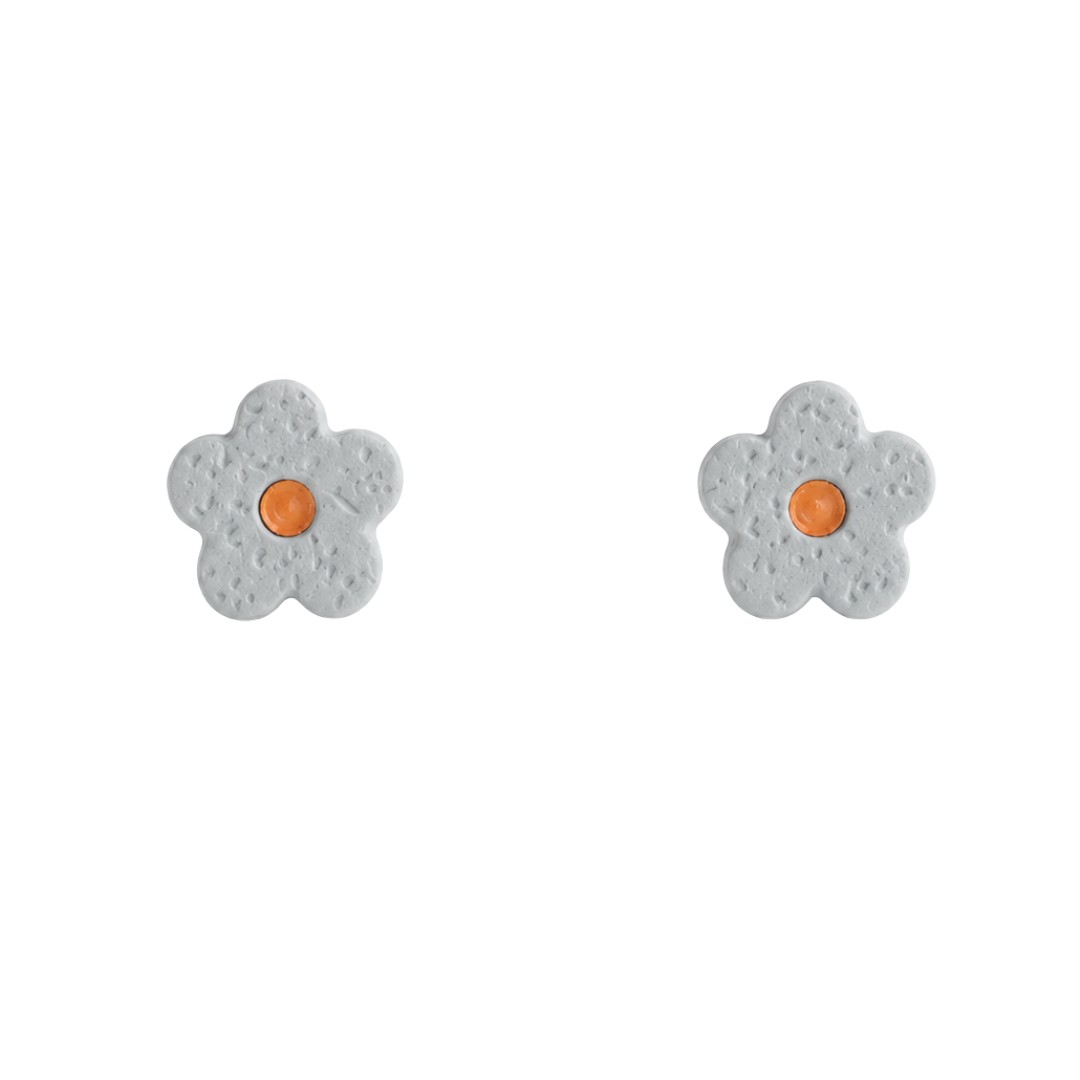 Sweet Tree Flower Stud, handcrafted polymer clay earrings