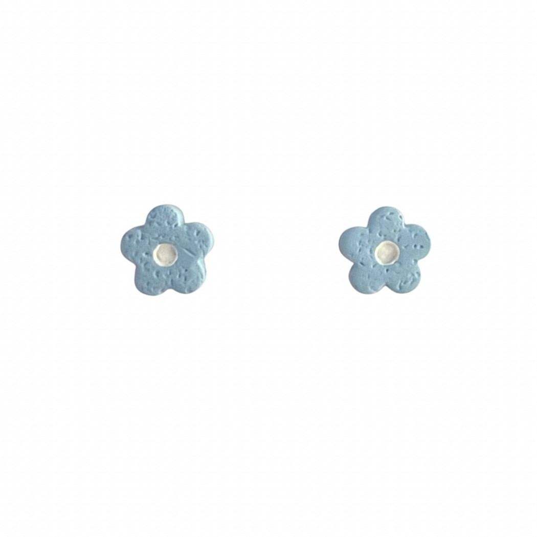 Sweet Tree Flower Stud, handcrafted polymer clay earrings
