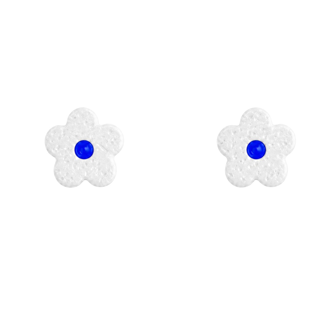 Sweet Tree Flower Stud, handcrafted polymer clay earrings