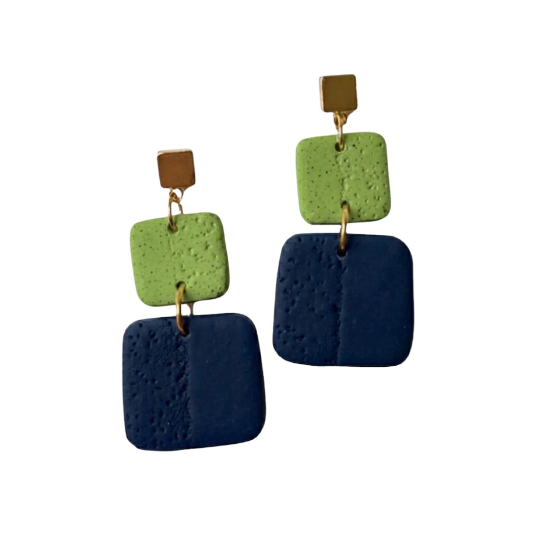 Sweet Tree Leah, handcrafted polymer clay earrings